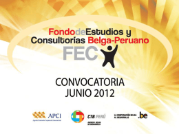 Fondo de Estudios y Consultorías Belga-Peruano FEC