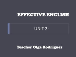 unit 2raud - effective english