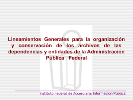 linemientos archivos.. - Instituto Tecnológico de Pachuca