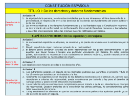 Constitución española. Título I - Consellería de Educación e
