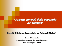 Capitolo 1 slide - Facoltà di Scienze Economiche ed Aziendali