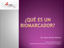 ¿Qué es un biomarcador? - Jornadas de Actualizacion Insuficiencia