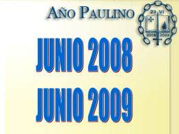 Presentación Año Paulino - Arquidiócesis de Tijuana