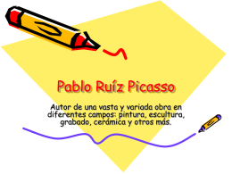 Pablo Ruiíz Picasso - Immaculateheartacademy.org
