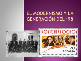 modernismo y generacion 98