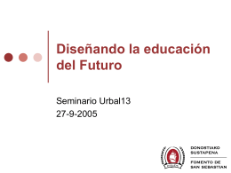 Diseñando la educación del Futuro