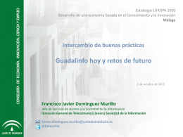 Proyecto GUADALINFO (pps) - Federación Andaluza de Municipios