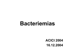 Bacterièmies