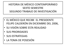 El México que recibe el presidente Felipe Calderón el 1 de
