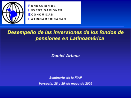 Daniel Artana - (FIAP) Federación Internacional de Administradoras