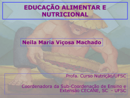 educação nutricional nas escolas - REBRAE