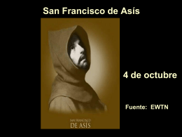 San Francisco de Asís| - Alianza en Jesús por María