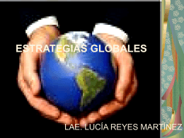 estrategias globales - administración utim