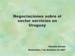 Uruguay - México - Cámara Nacional de Comercio y Servicios