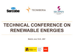 TECHNICAL CONFERENCE ON RENEWABLE
