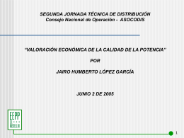 ValoraciÃ³n Calidad de la Potencia_2005, EPM, Jairo