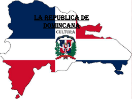 Cultura de la rebublica de dominicana