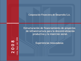 Caso: Financiamiento Carretera Buenos Aires - Canchaque