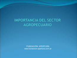 Agroindustria - Fundación Apertura