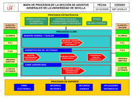 Process Map - Universidad de Sevilla