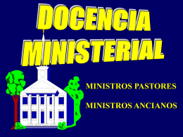 Docencia ministerial - Ministerio Personal y Grupos Pequeños