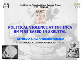 POLITICAL VIOLENCE AT THE INCA EMPIRE BASED IN