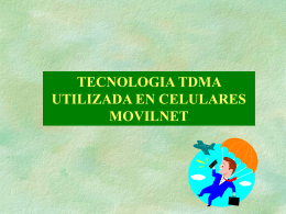Tecnología TDMA.