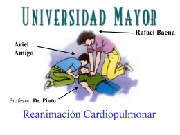 Reanimación Cardio Pulmonar