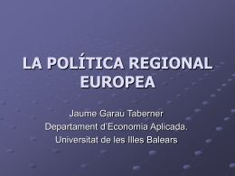 politRegional - Universitat de les Illes Balears