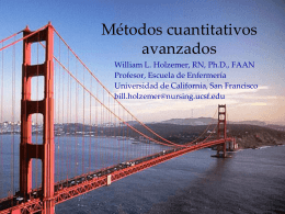 Advanced Quantitative Methods in Spanish