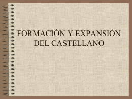 formación y expansión del castellano