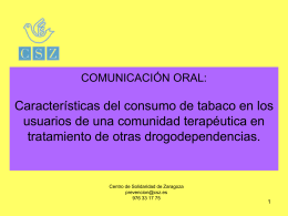 Diapositiva 1 - Fundación Centro Solidaridad Zaragoza
