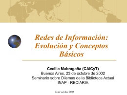 Redes de Información: Evolución y Conceptos Básicos