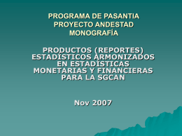 programa de pasantia proyecto andestad monografía