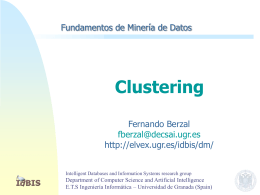 Clustering - Fernando Berzal