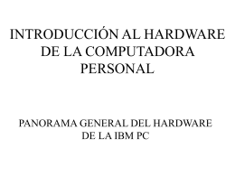 introducción al hardware de la computadora personal