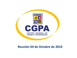 Reunión CGDP Colegio San Javier