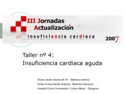 III Jornadas de Actualización en Insuficiencia Cardiaca