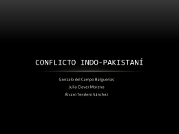Guerras indopakistaníes en ppt