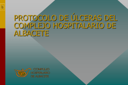 Protocolo de úlceras. - Complejo Hospitalario Universitario de