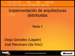 Implementación de arquitecturas distribuidas
