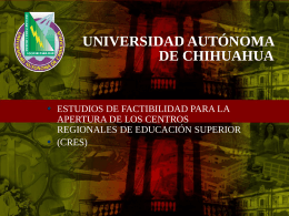 cres - Universidad Autónoma de Chihuahua