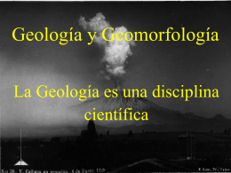 Geología y Geomorfología