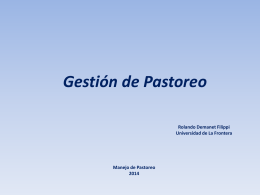 5.- GestiÃ³n de Pastoreo