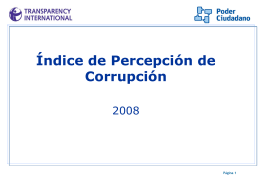 IPC 2008 - Poder Ciudadano