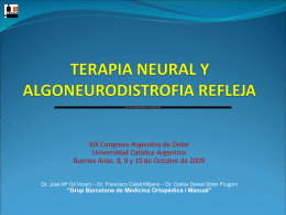 terapia neural y algoneurodistrofia refleja-argentina