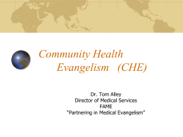 Community Health Evangelism (CHE)