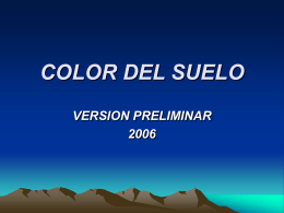 color del suelo version preliminar 2006