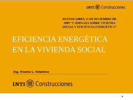 ARGENTINA: Eficiencia energética. INTI