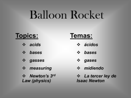 Balloon Rocket